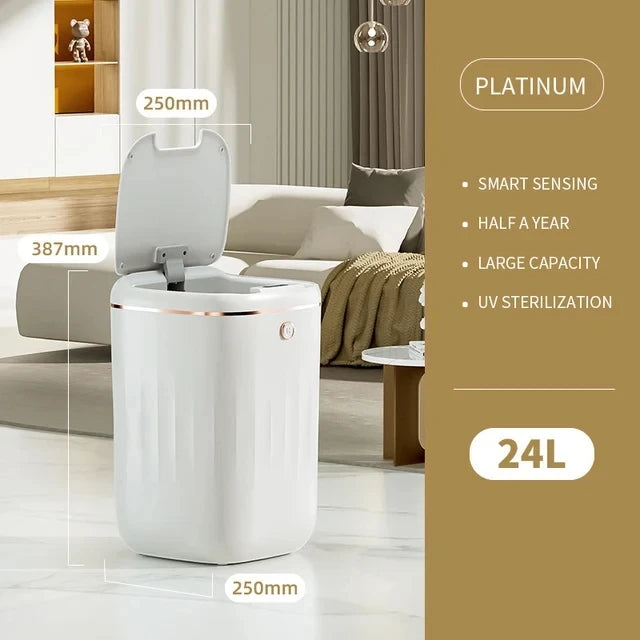 Electric Wastebasket For Kitchen