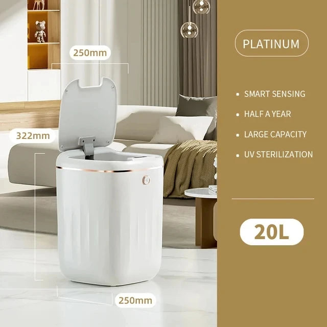 Electric Wastebasket For Kitchen