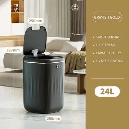 Electric Wastebasket For Kitchen