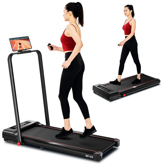 Remote Control Foldable Treadmill With LED