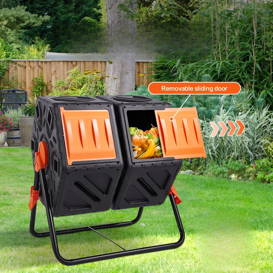 Rotatable Metal Stand for Outdoor Garden, Kitchen Waste